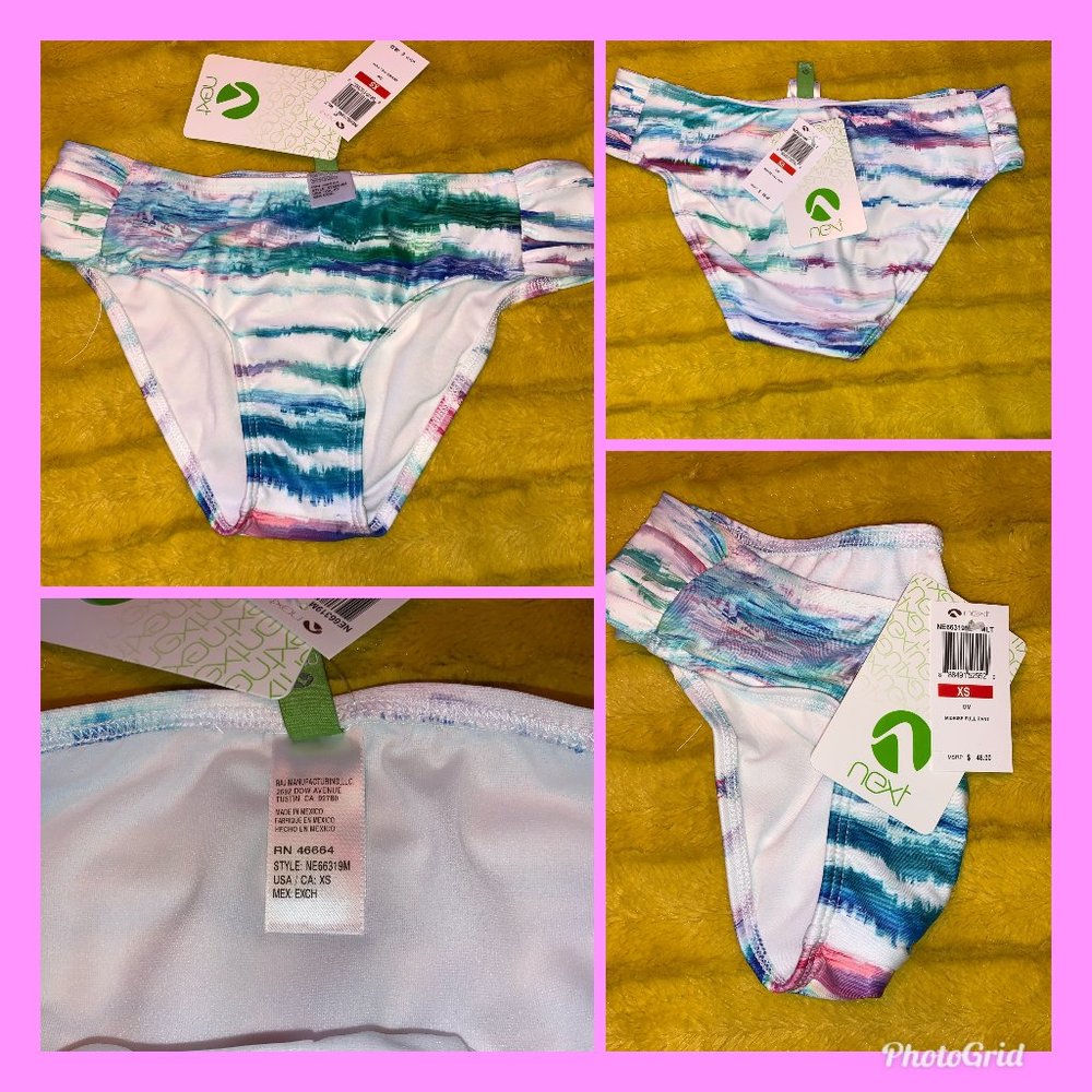 Next By Athena OM Chopra Swim BOTTOM SZ XS NEW
